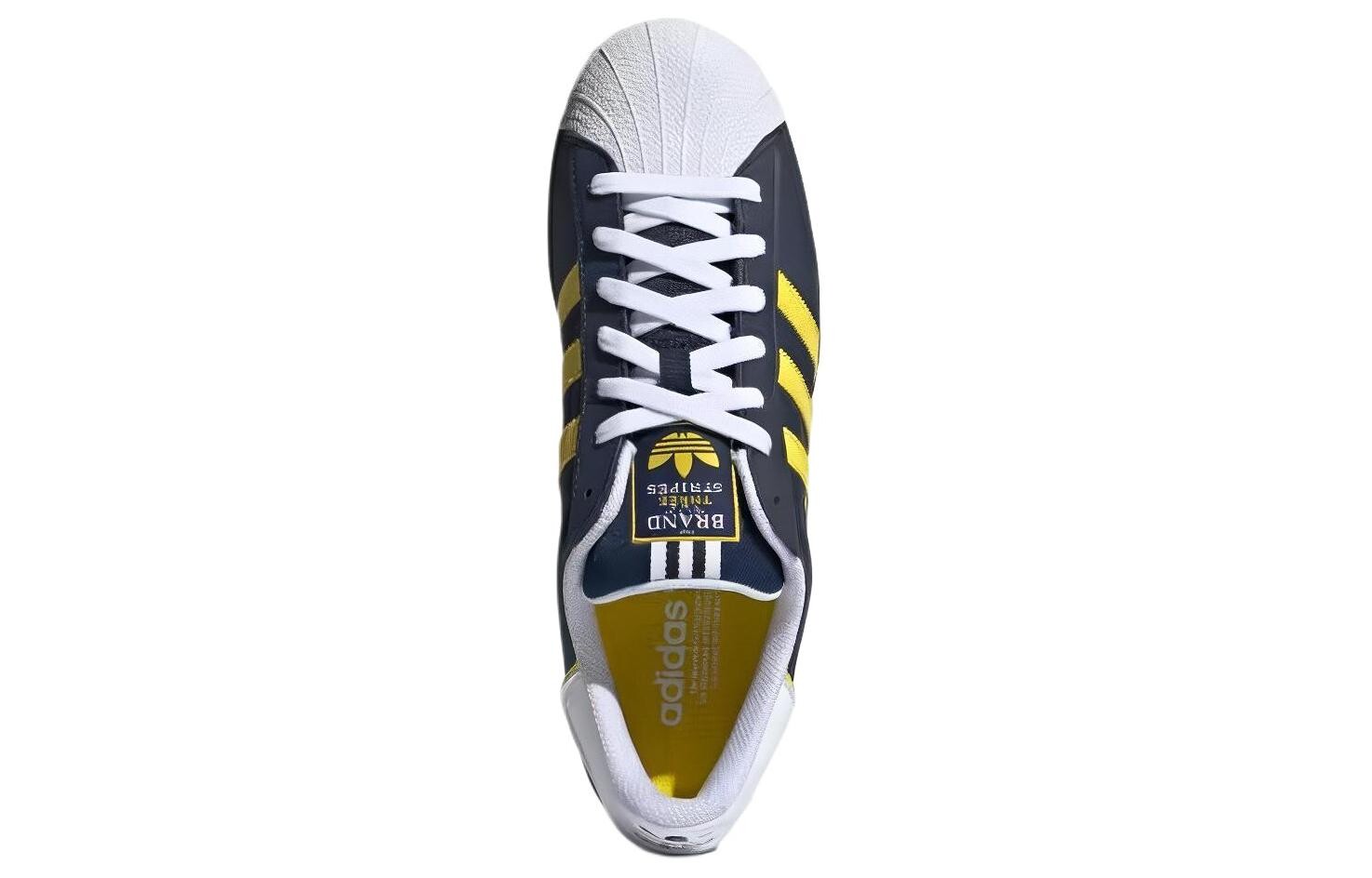 Мужские кроссовки для скейтбординга adidas originals Superstar Series, White/Black/Pure Platinum/University Gold — фото 4
