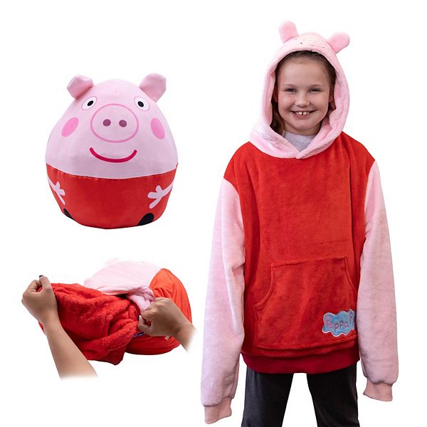 

Худи-плед Peppa pig для детей Snugible Plushible