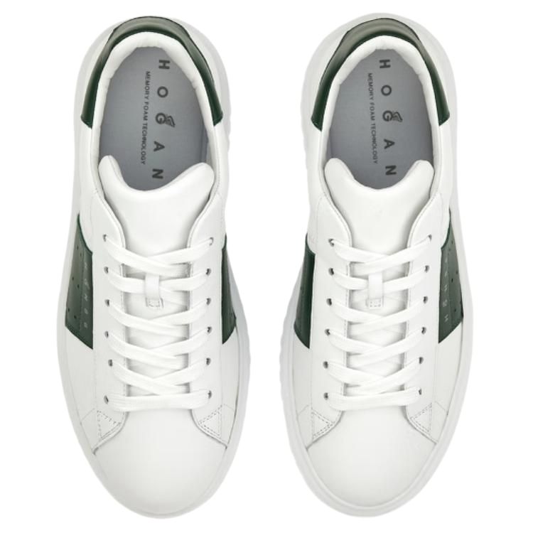 H-Stripes Low-Top Skateboard Shoes Men's White HOGAN — фото 4
