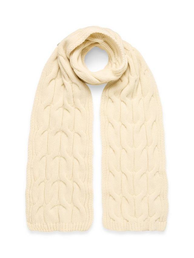 

Объемный шерстяной шарф с косой Celtic & Co.