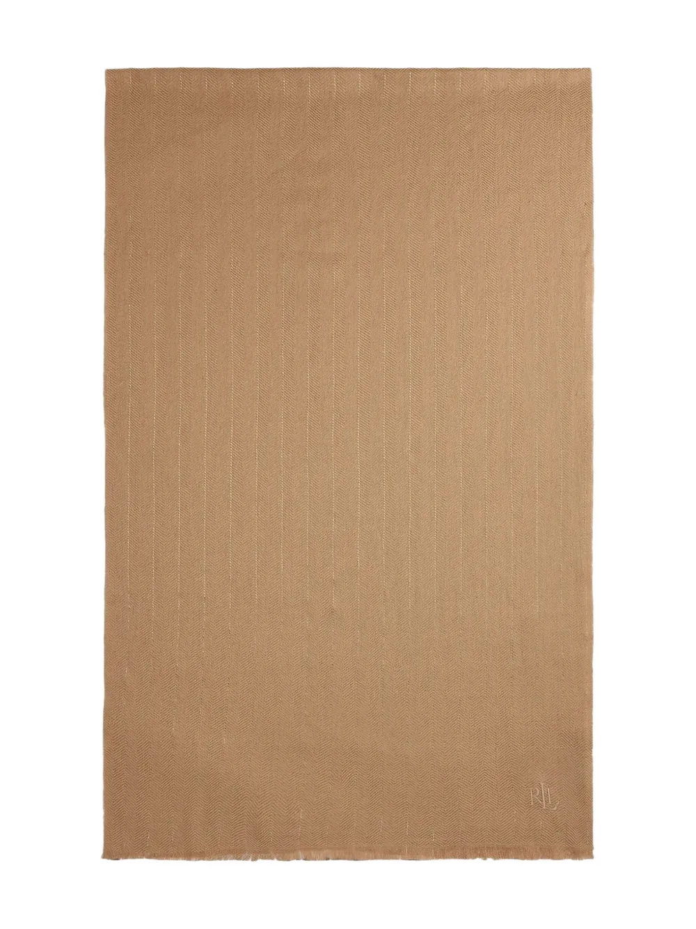 

Шарф с бахромой Lauren Ralph Lauren, коричневый