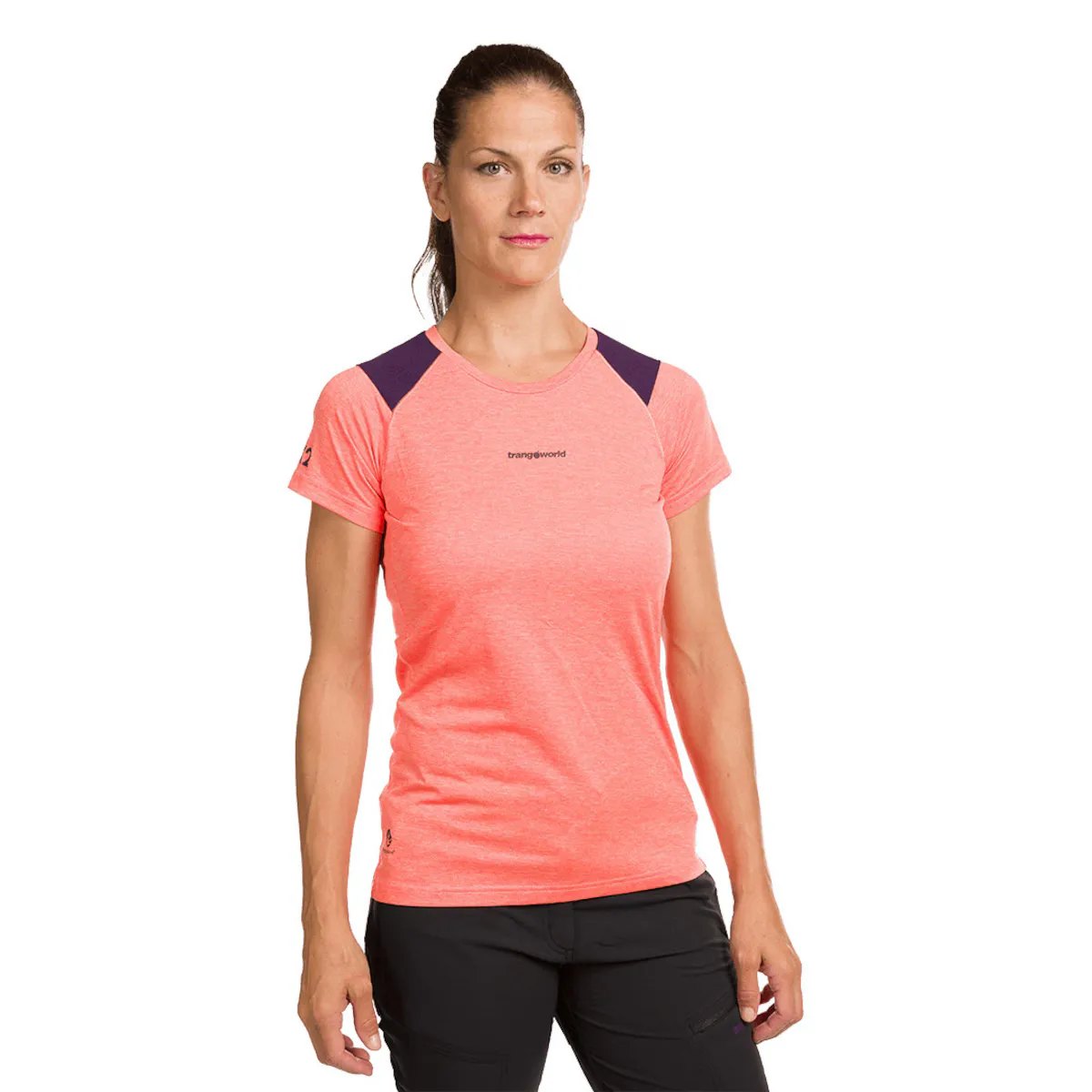 

Футболка женская Trangoworld Trx2 WM Pro Short, коралловый