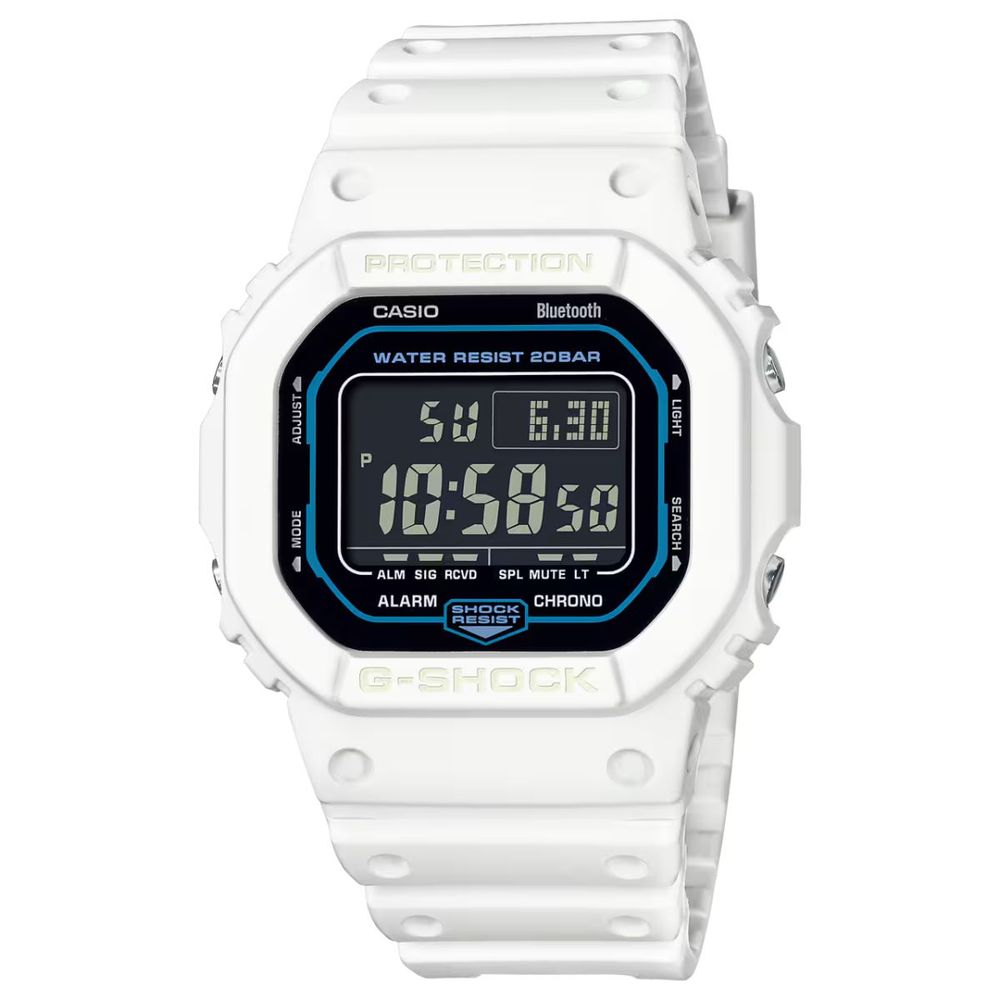

Часы из белой смолы Casio