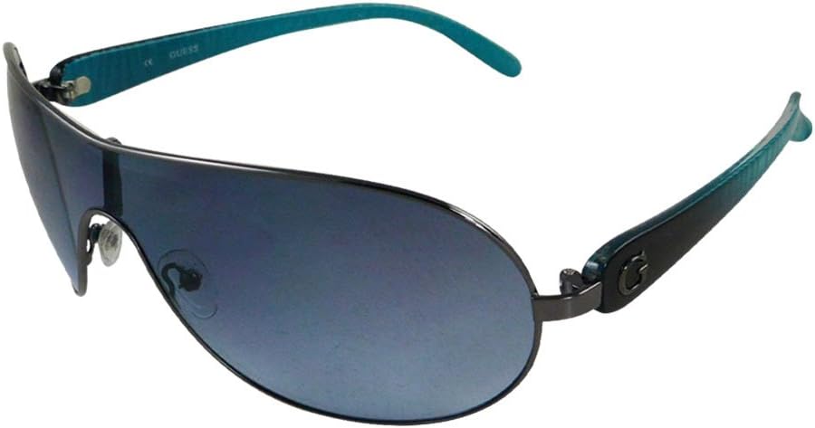 

Guess Women's GUF212 солнцезащитные очки, Shiny GunmetalTurquoise