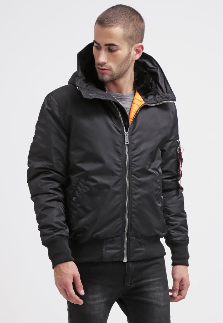 

Куртка демисезонная Alpha Industries HOODED, цвет Black, Серый, Куртка демисезонная Alpha Industries HOODED, цвет Black