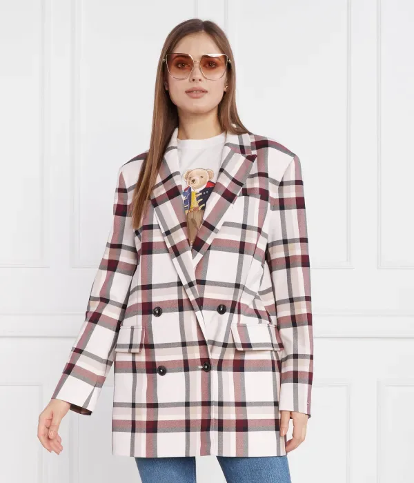 Элегантный жакет DB в полоску regular fit Tommy Hilfiger, белый — фото 3