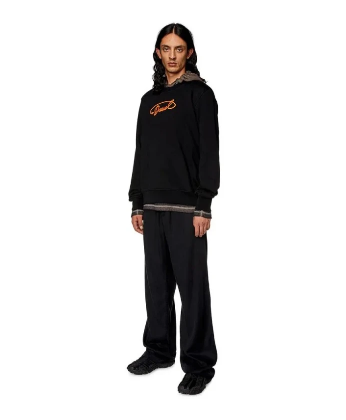 Стильная коллекция толстовок и худи. Diesel, черный — фото 4