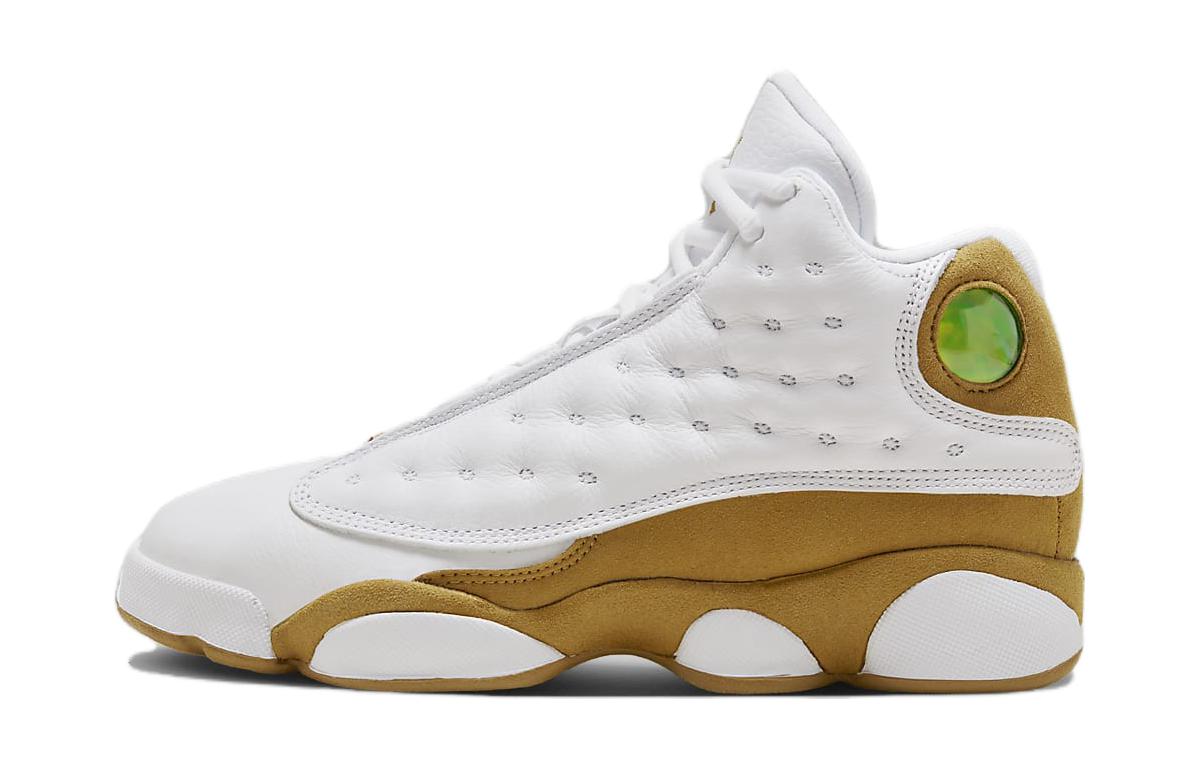 

Кроссовки 13 Retro Wheat 2023 GS Jordan, желтый/белый