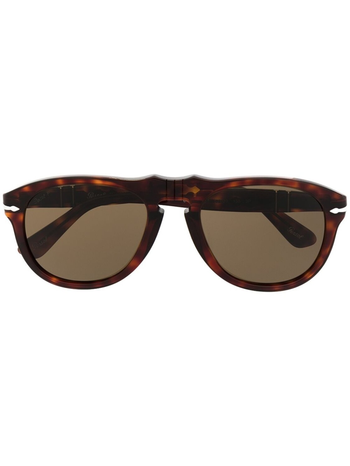 

Persol солнцезащитные очки-авиаторы, коричневый