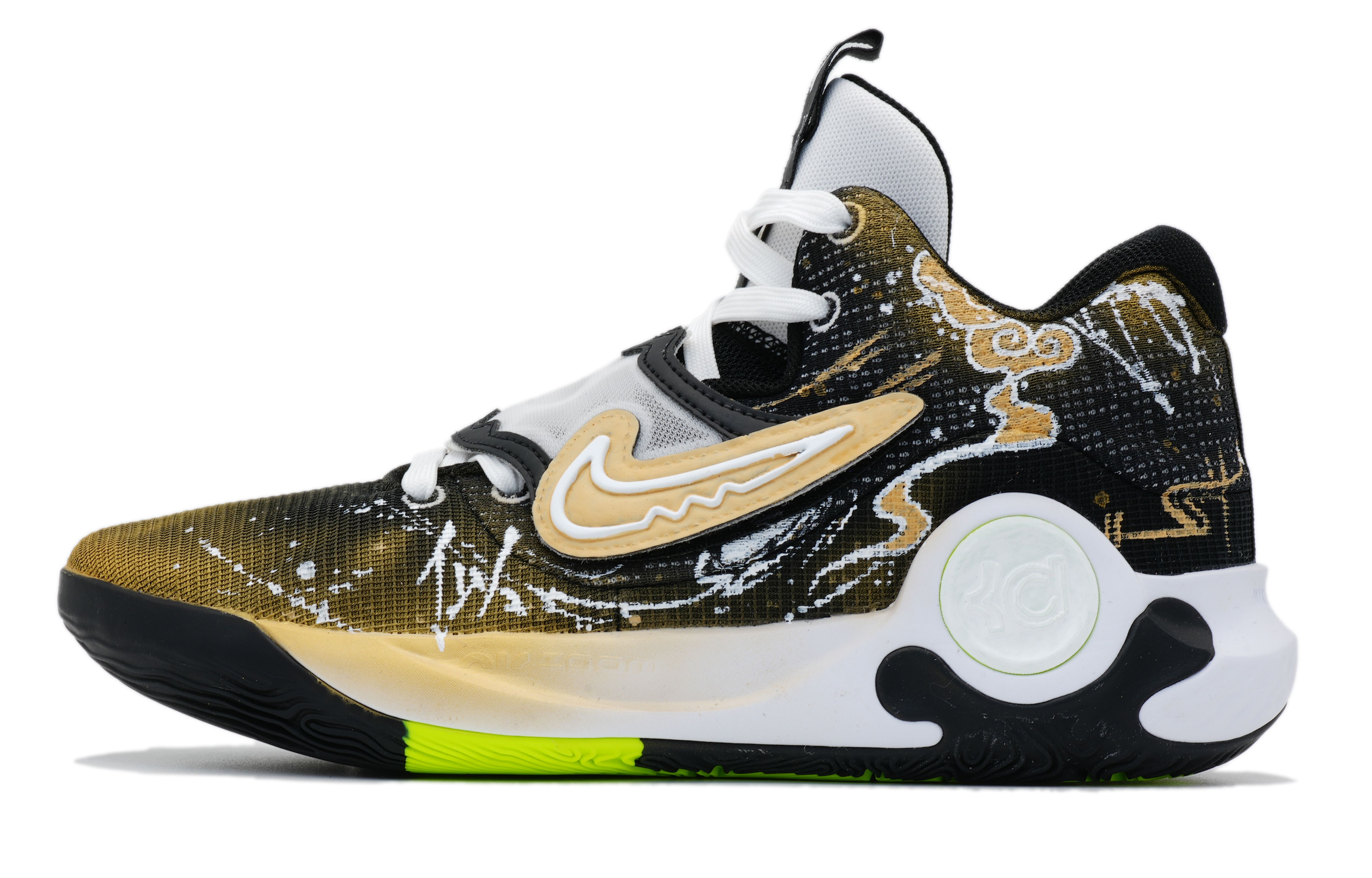 

Nike Баскетбольные кроссовки KD Trey 5 X с мягкой подошвой, противоскользящие, износостойкие, мужские, черные