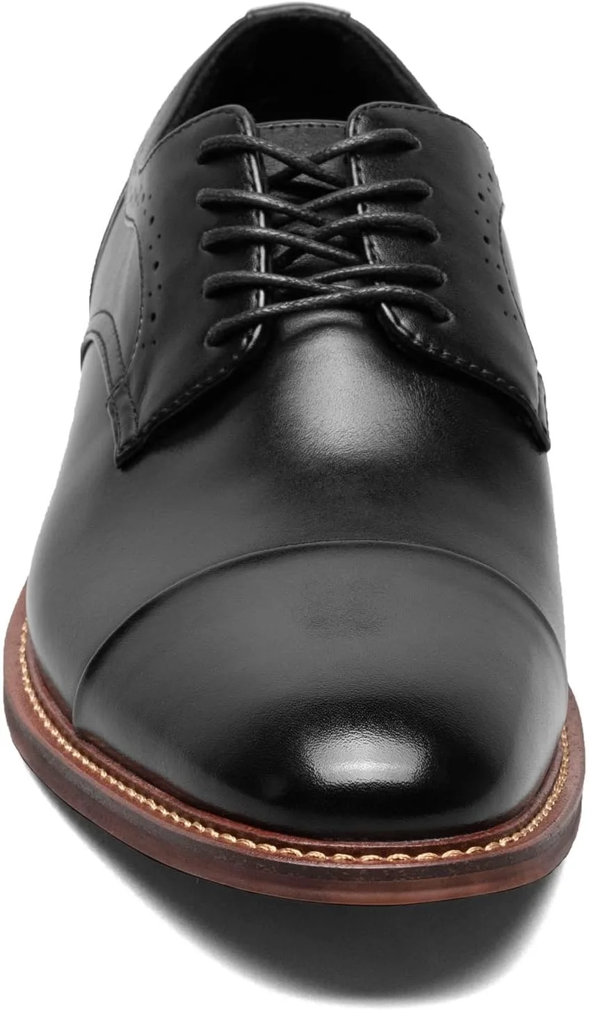 Мужские туфли Stacy Adams Maddox Oxford Toe Cap, черный — фото 3