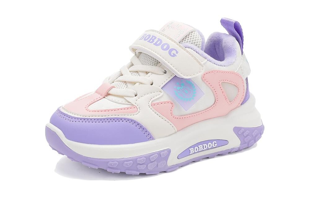 

Кроссовки BOBDOG Kids Lifestyle Shoes Kids Low-top, цвет 41058 Roland Purple / Rose Purple (Spring and Autumn Style)