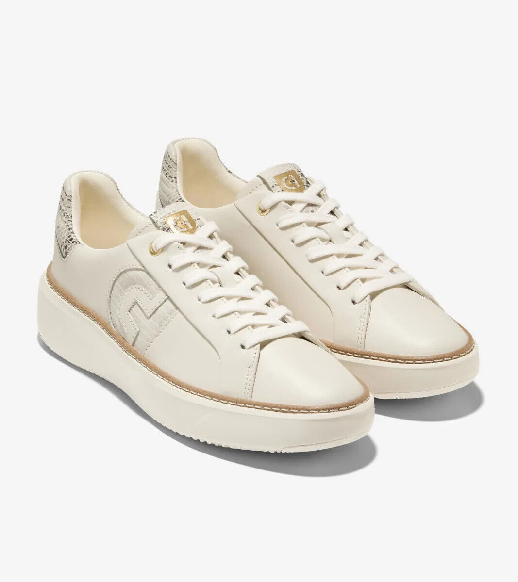 Кроссовки Cole Haan Grandpro Topspin W31301 Женские 8.5 Слоновая кость Кожа FZP545 — фото 3