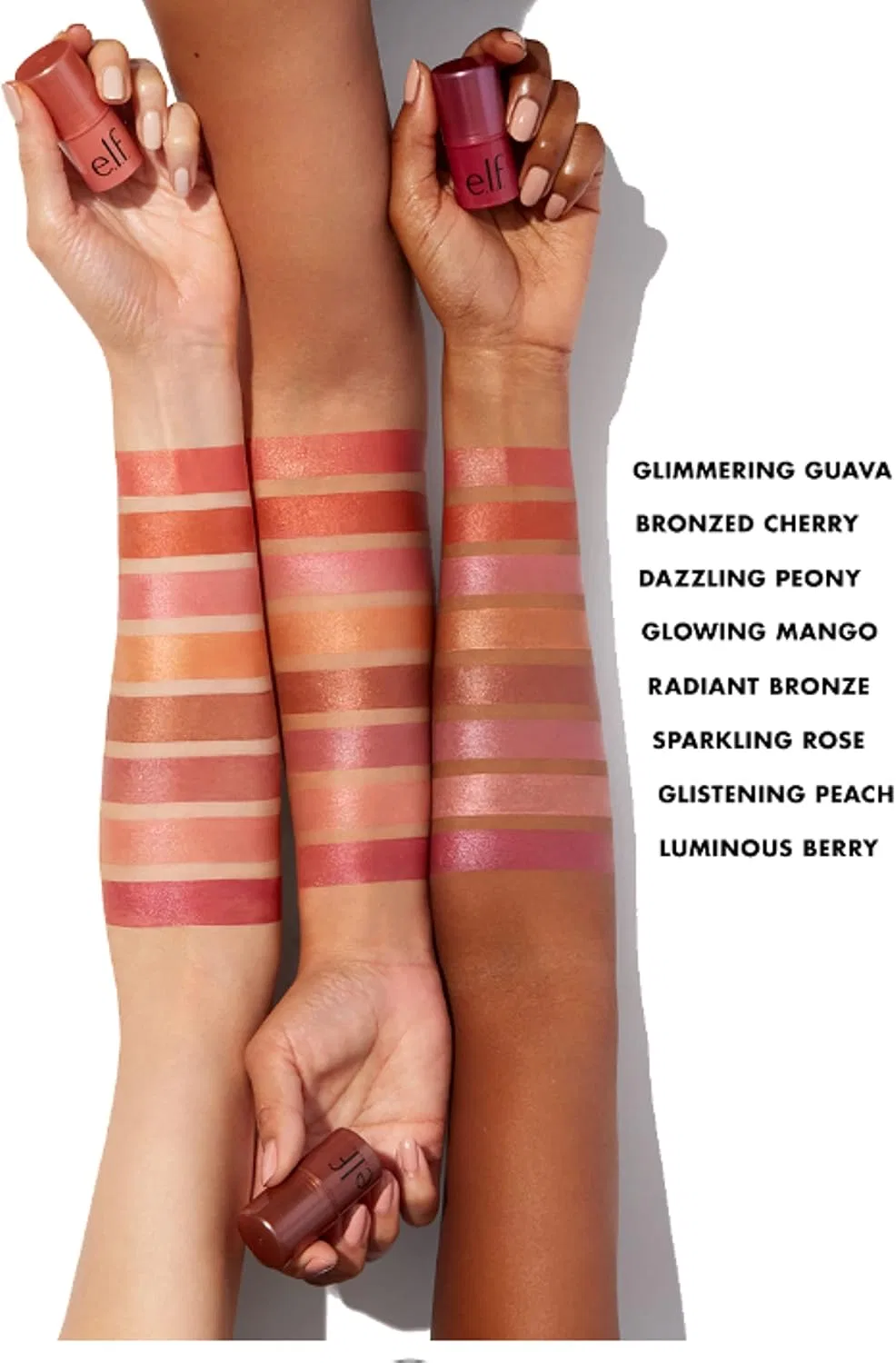 Стик для лица, губ и глаз Monochromatic Multi-Stick, e.l.f., оттенок Shi ммering Guava, 4.39 г — фото 3