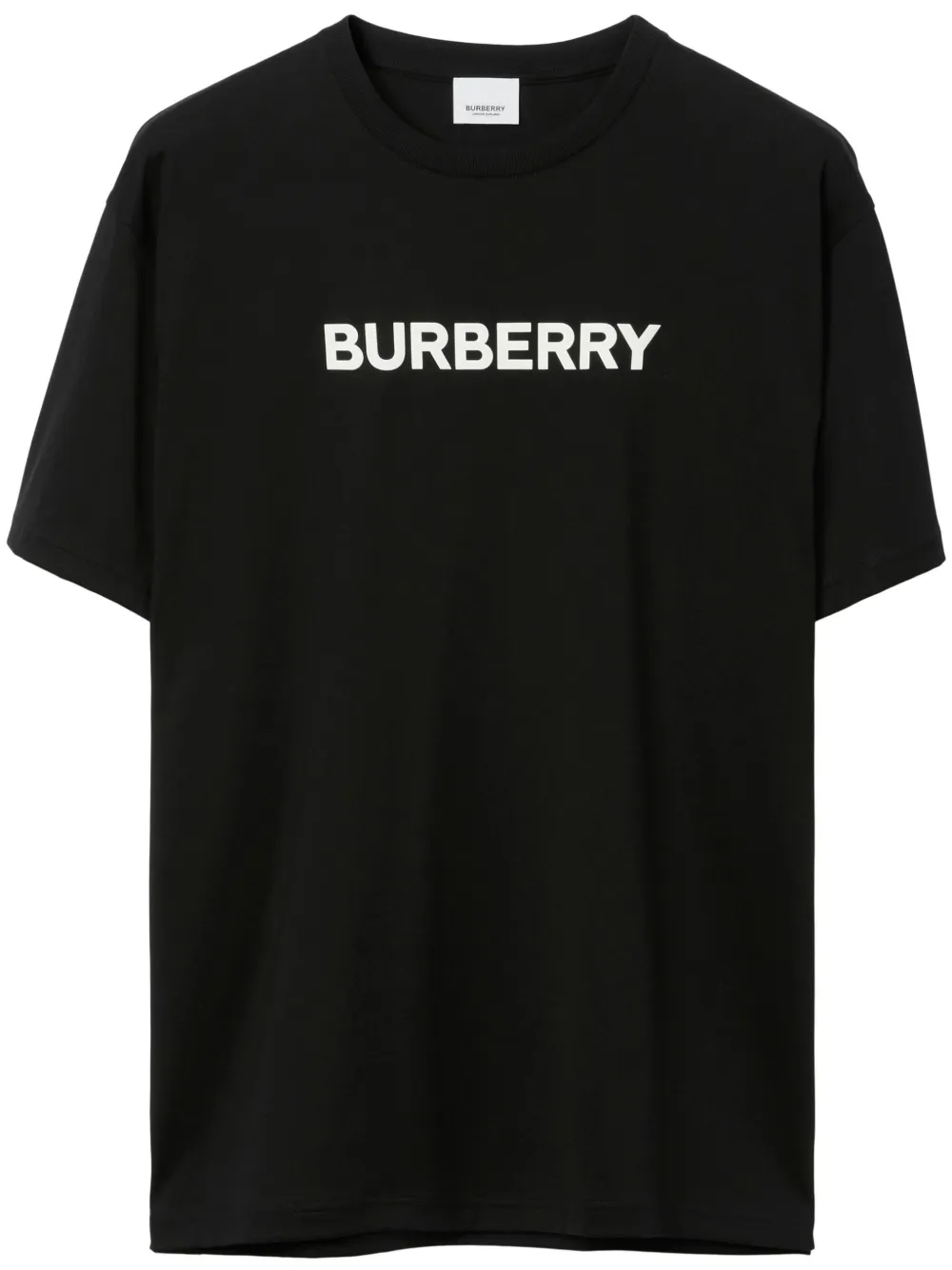 

Футболка с логотипом BURBERRY, черный