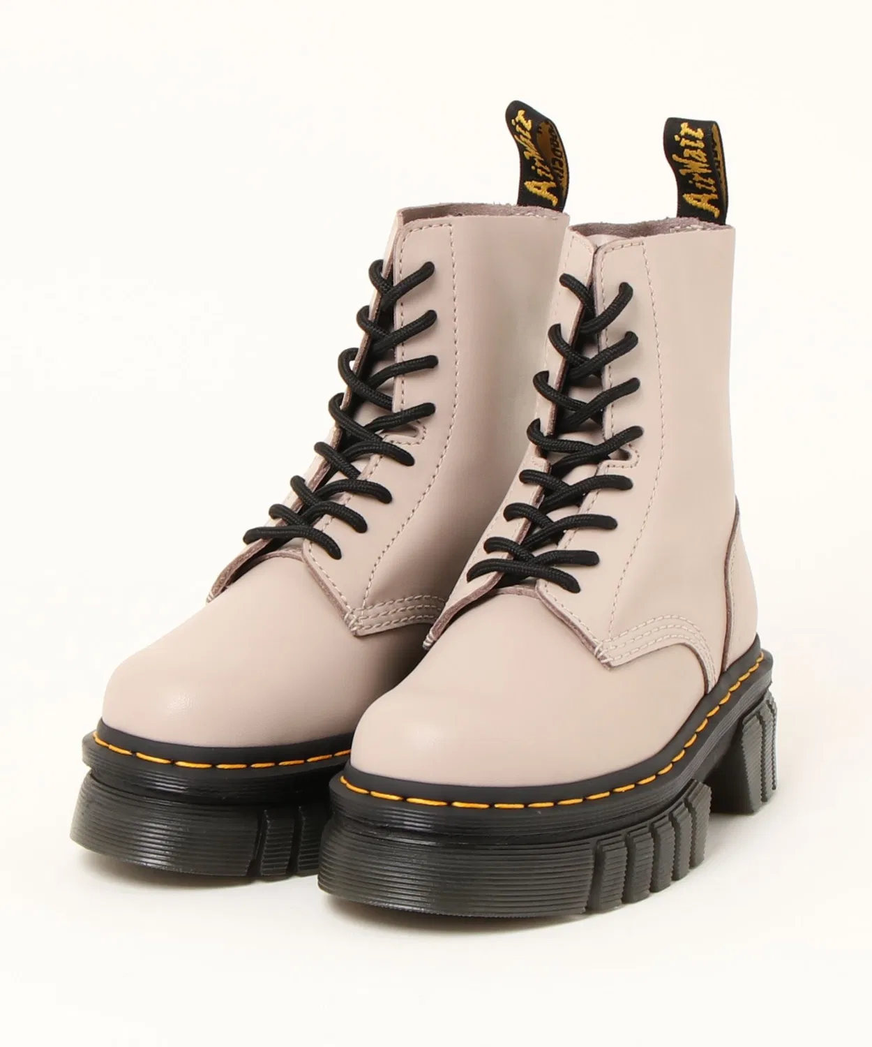 Ботинки Dr.Martens AUDRICK 8-мм на толстой подошве бежевые