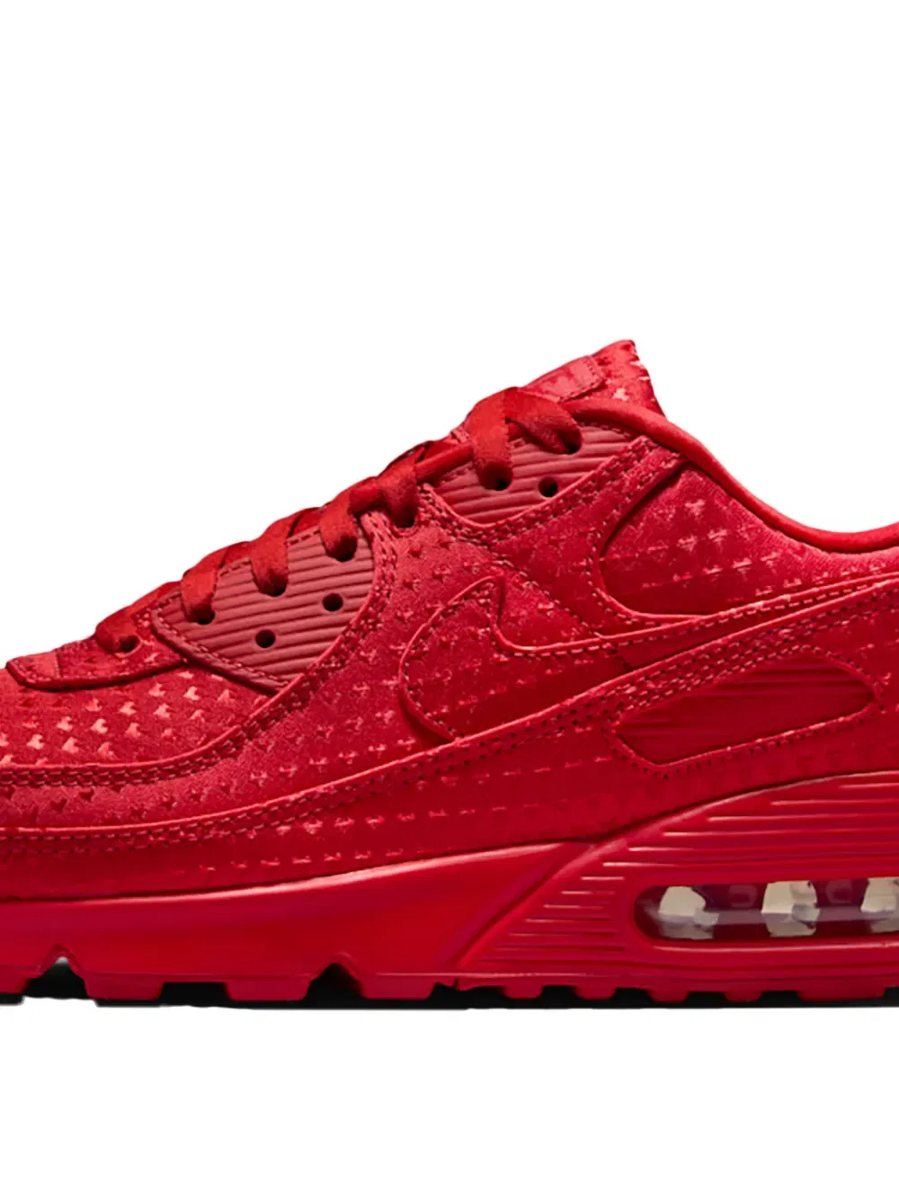 Кроссовки Air Max 90 Premium на шнуровке Nike, красный — фото 2