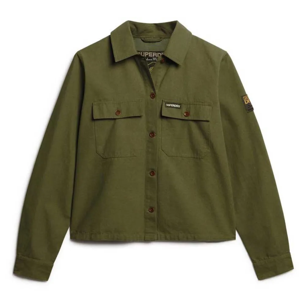

Рубашка Superdry St Tropez Military, зеленый