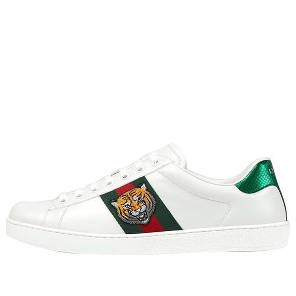 

Кроссовки ace series cowhide embroidered sports shoe 'white' Gucci, белый