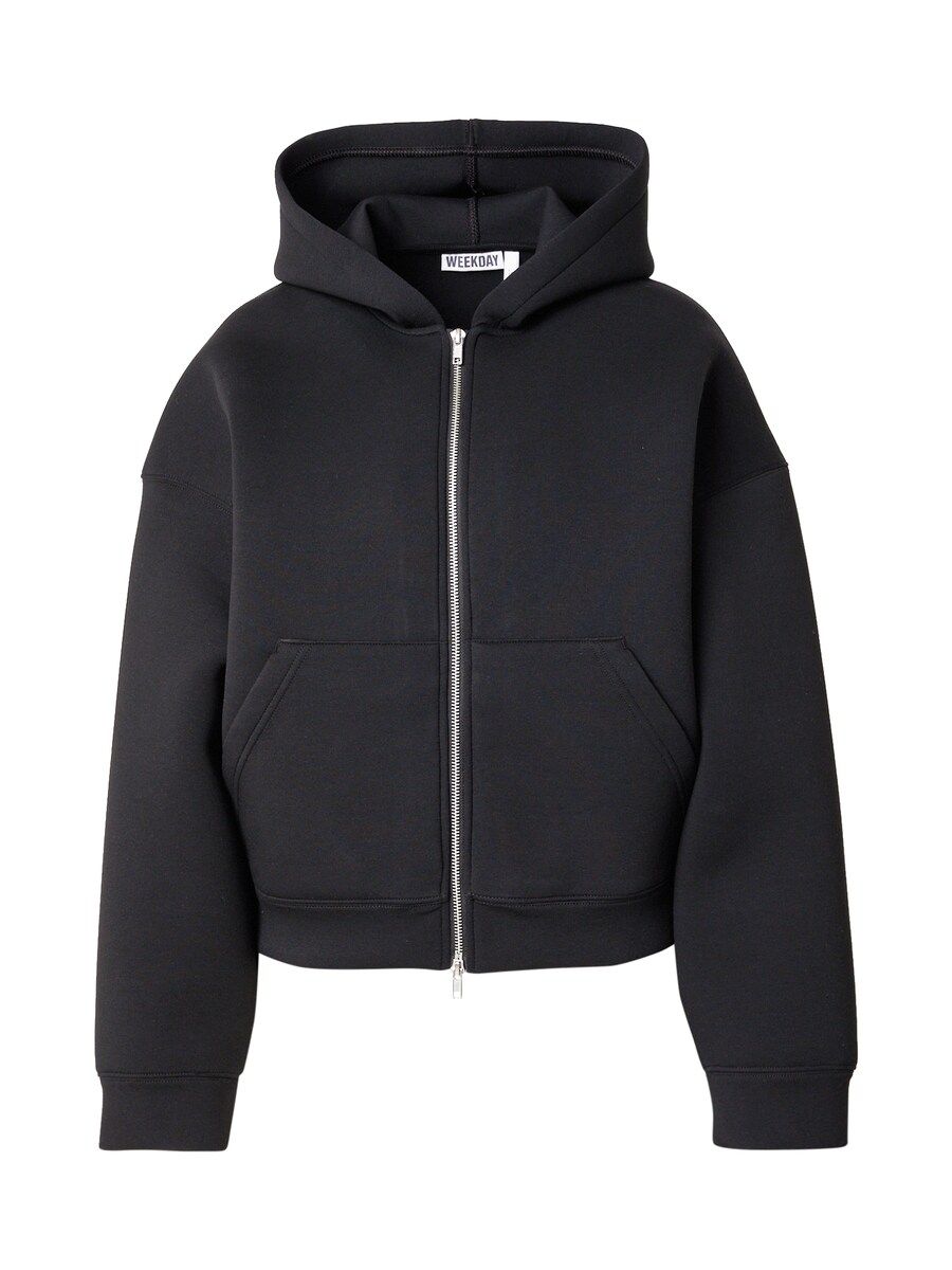 

Худи с капюшоном на молнии WEEKDAY Scarlet, Black