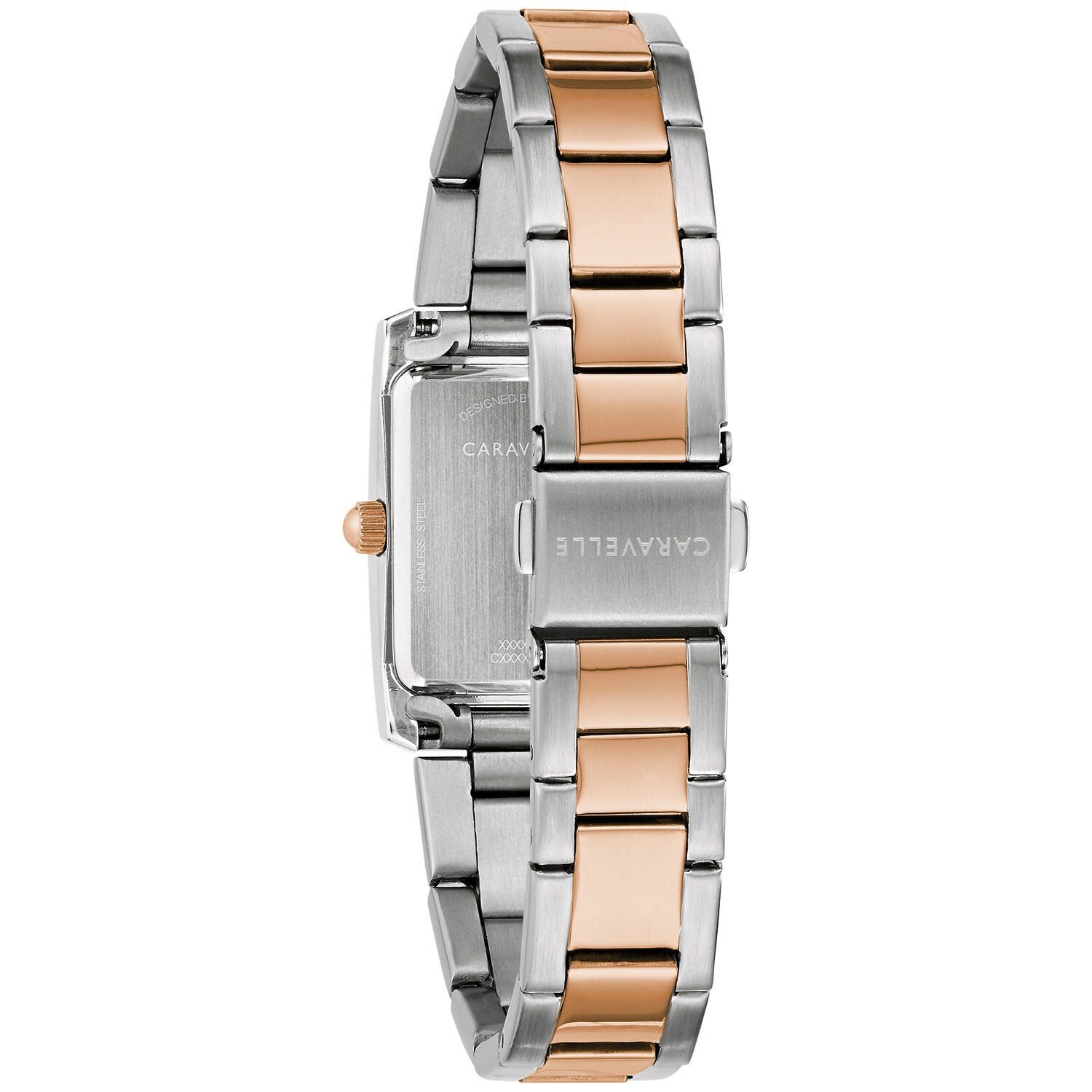 

Женские двухцветные часы — 45L187 Caravelle by Bulova