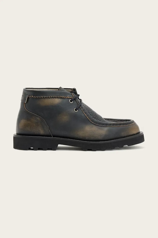 

Кожаные туфли Skiff Boot Allsaints, черный