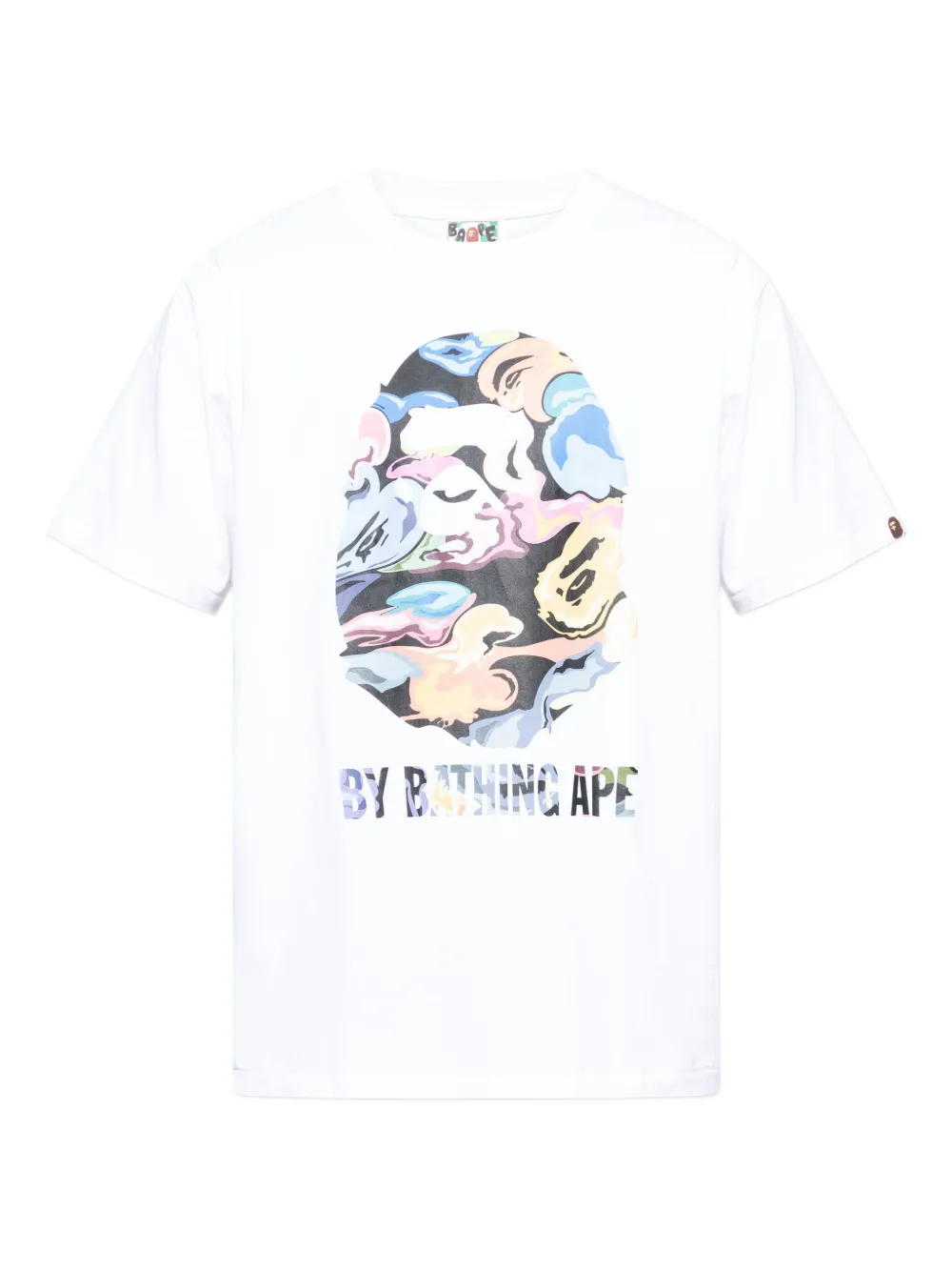 

Футболка с графичным принтом A Bathing Ape, белый