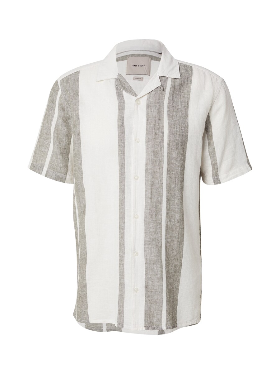 

Рубашка на пуговицах классического кроя Only & Sons ONSCAIDEN, оливковый