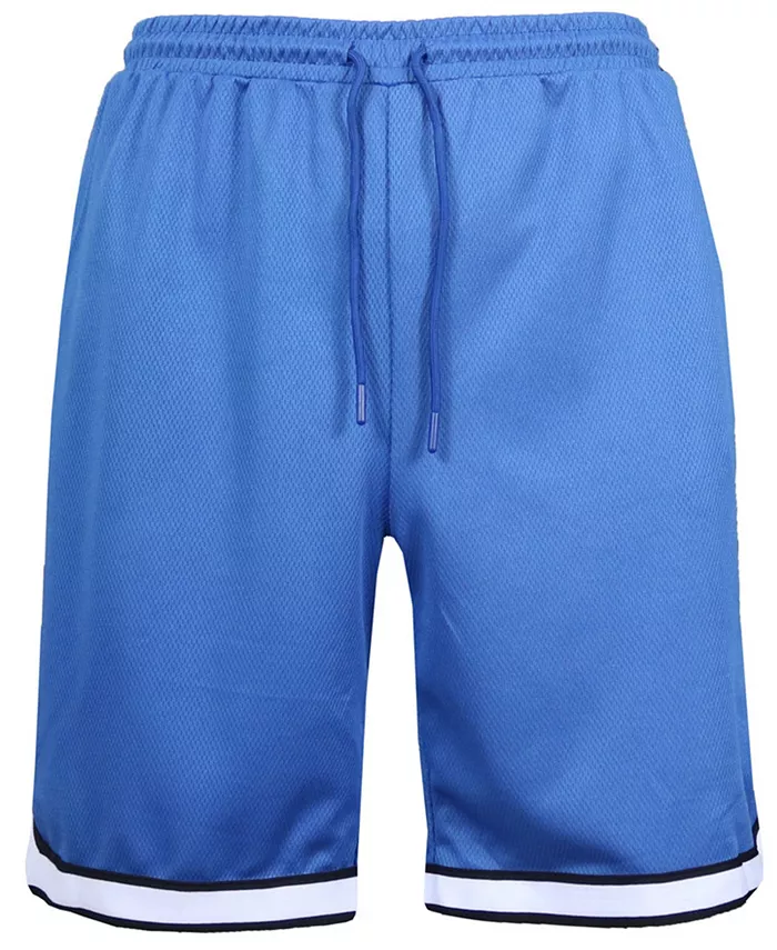 

Мужские премиальные активные шорты для тренировок с влагоотводящей сеткой и отделкой Galaxy By Harvic, синий