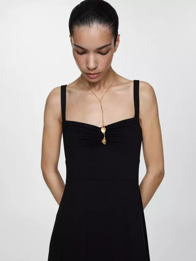 

Платье Mango Cali Midi, черный