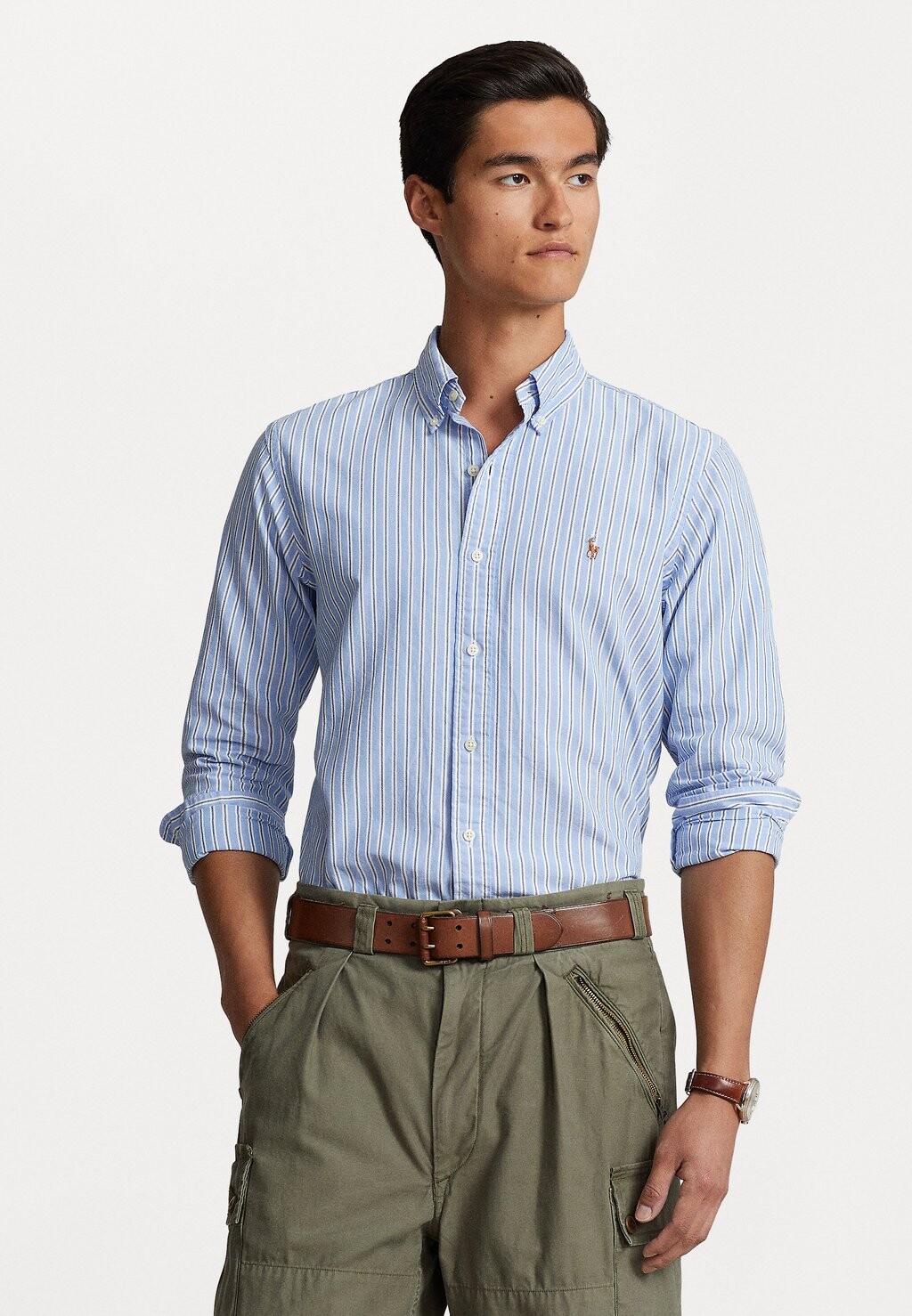 

Рубашка LONG SLEEVE SPORT Polo Ralph Lauren, цвет blue/white