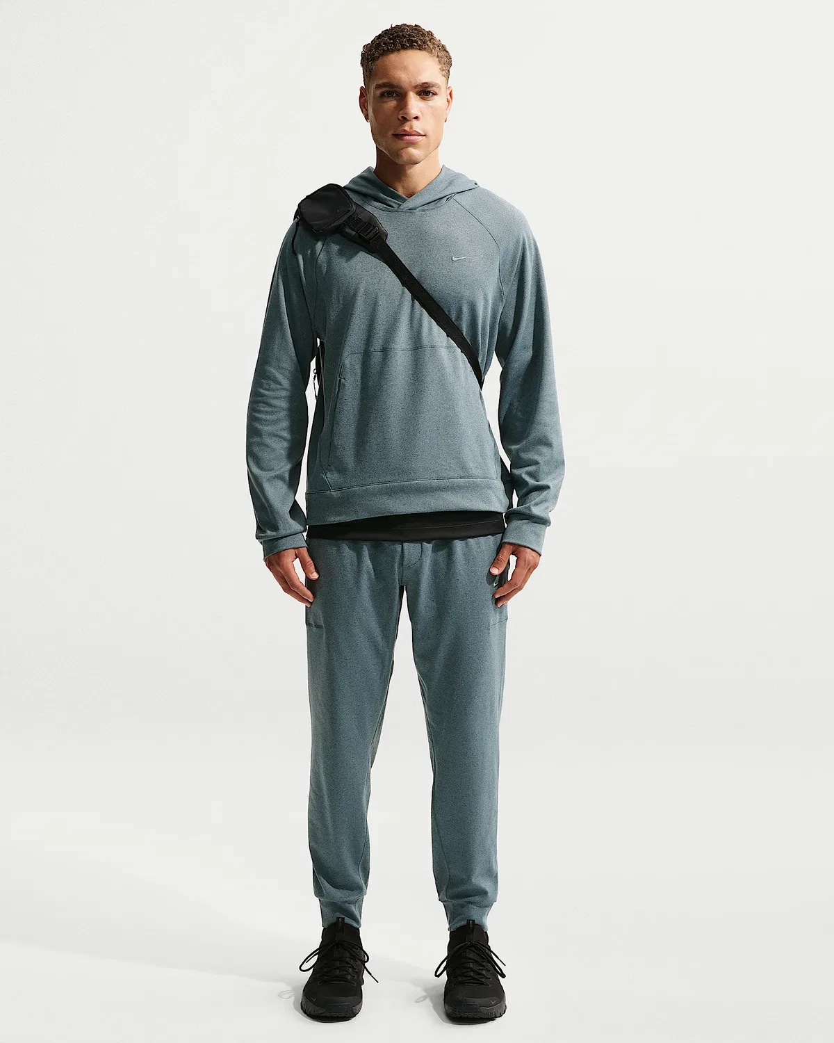 Мужские спортивные штаны Nike Primary NanoKnit Dri-FIT с защитой от УФ, Mineral Slate/Black Spruce/Heather/Mineral Slate