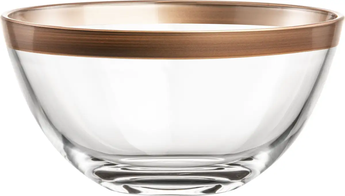 

Салатница Eisch "KAYA COPPER", 1 предмет, из хрустального стекла, ручная обработка медью, можно мыть в посудомоечной машине, Ø 24 см, цвет kupfer