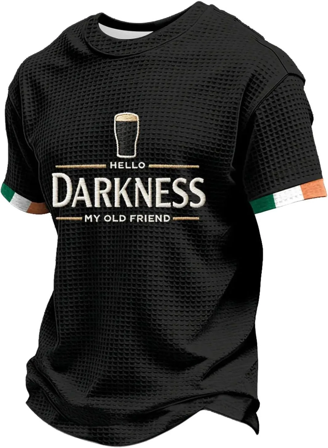 

Мужская футболка Polo с коротким рукавом Hello Darkness My Old Friend