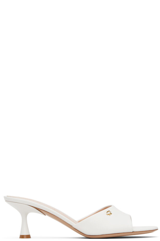 Белые мюли Ascent 55 Gianvito Rossi