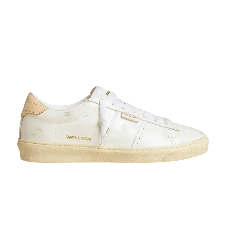 Кроссовки Golden Goose Deluxe Wmns Match Star White Pink, белый