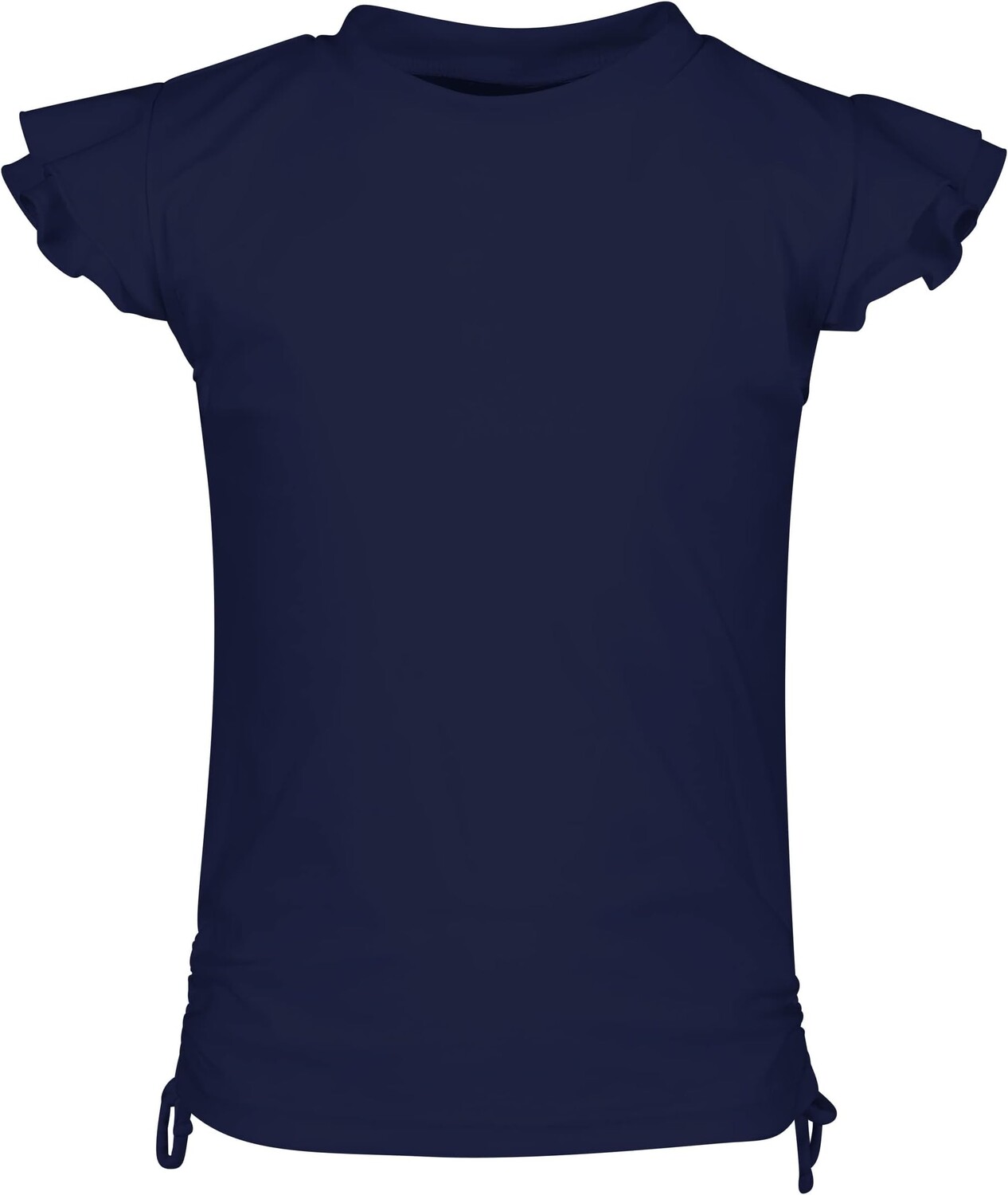 

Купальный топ Snapper Rock Sustainable Flutter Sleeve Rash Top, темно-синий