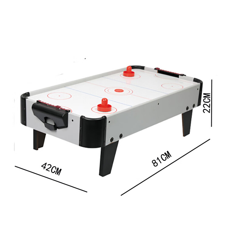 

He Jiagong Настольный хоккей с воздушной подушкой, круглая столешница, питание от батареек, 80x42 см