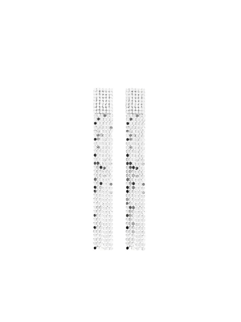 

Кольчужные серьги-подвески JIL SANDER, серебяный