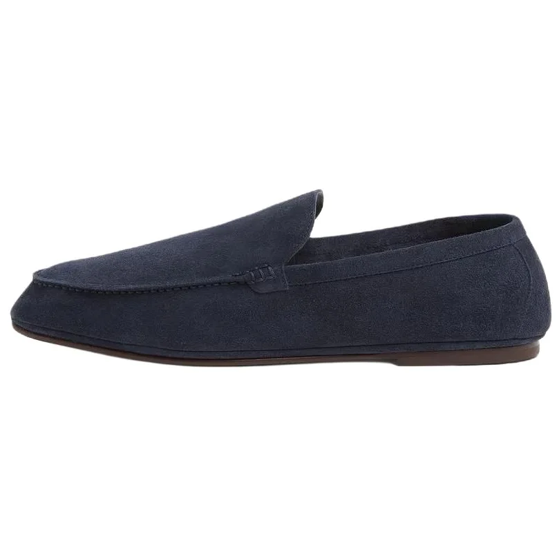 Loro Piana Летние кожаные туфли Anton Walk Casual для мужчин, цвет Abyss Blue