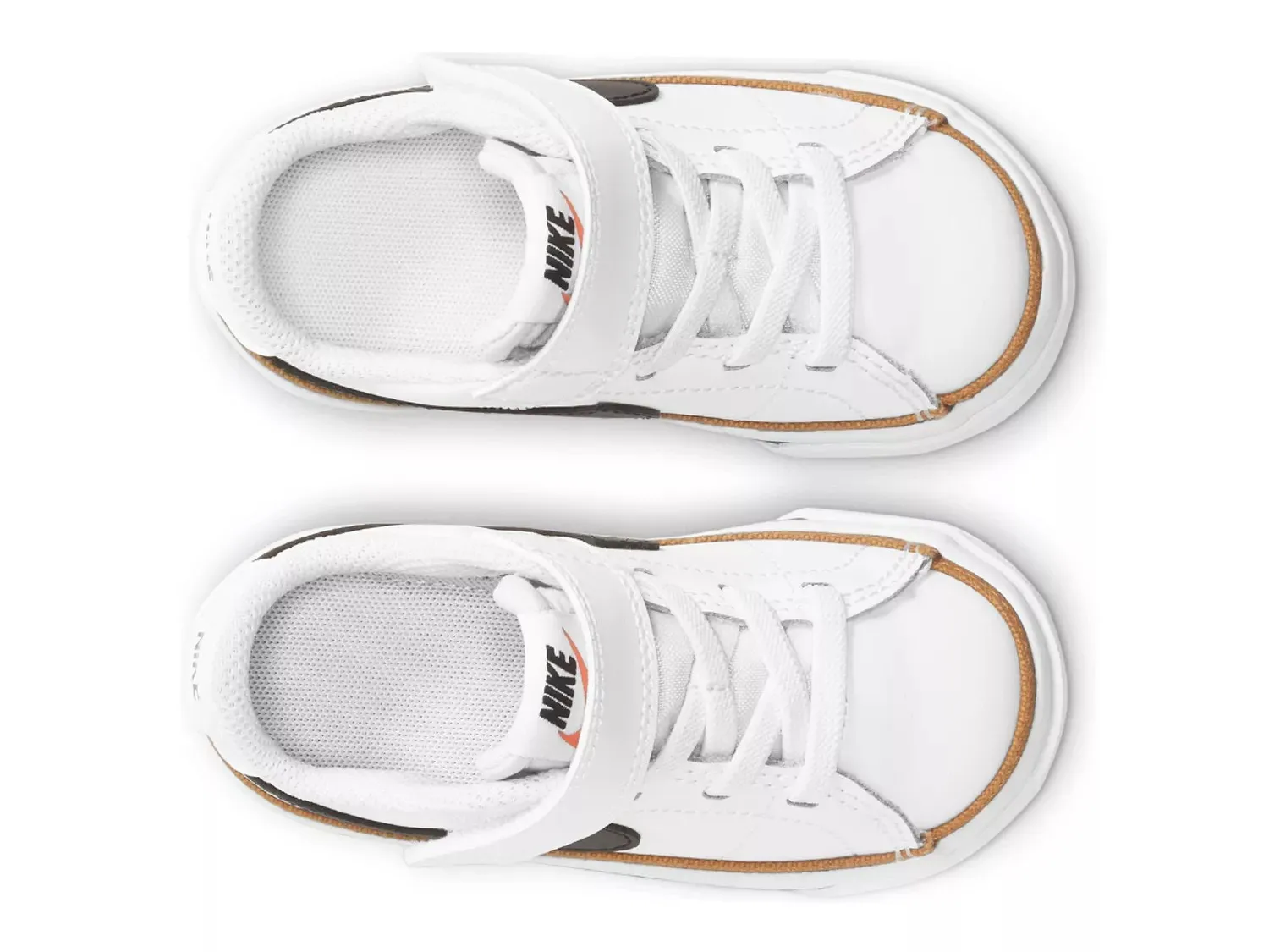 Кроссовки Nike Court Legacy — детские, белые/черные — фото 4