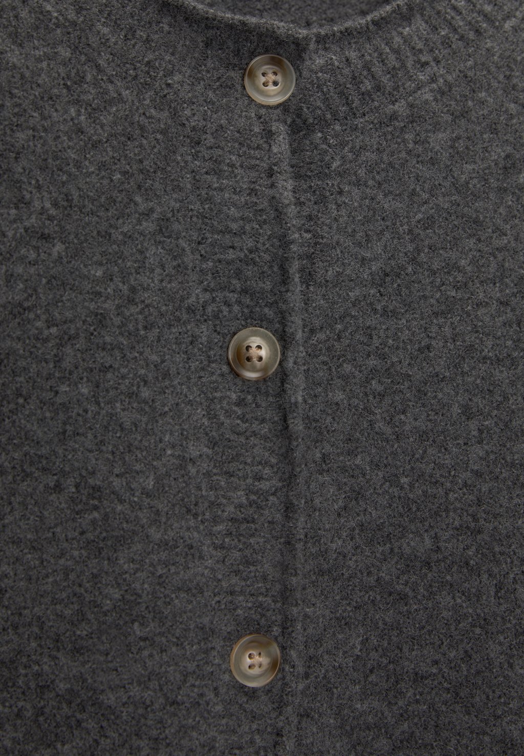

Кардиган BUTTONED PULL&BEAR, темно-серый