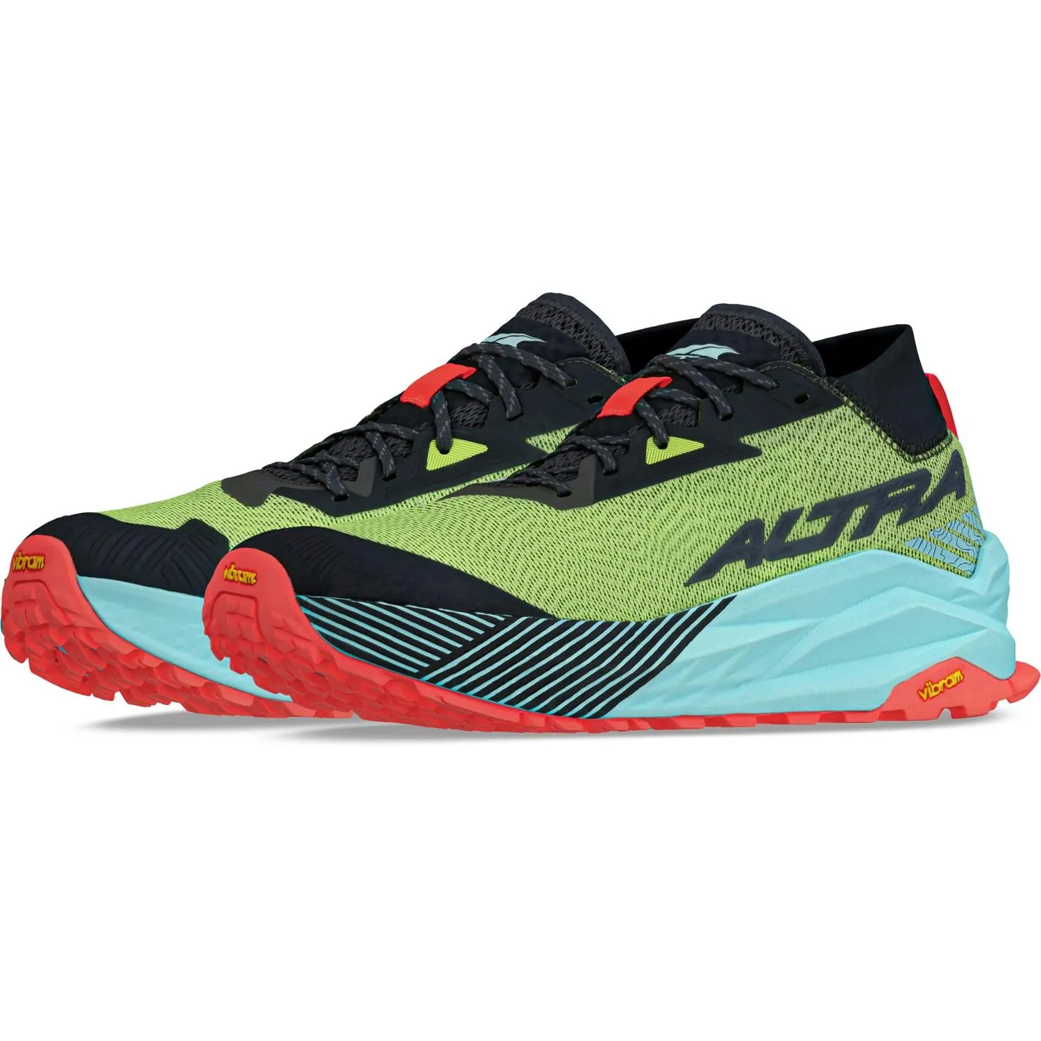 Олимпийские 275 Трейловые кроссовки для мужчин Altra, Black/Yellow — фото 3