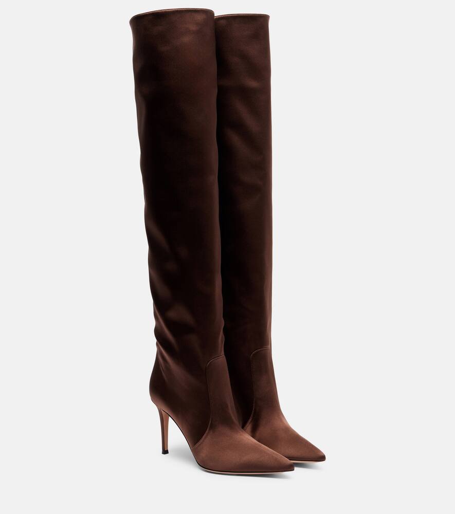 Ботфорты Hansen Cuissard 85 Gianvito Rossi, Brown