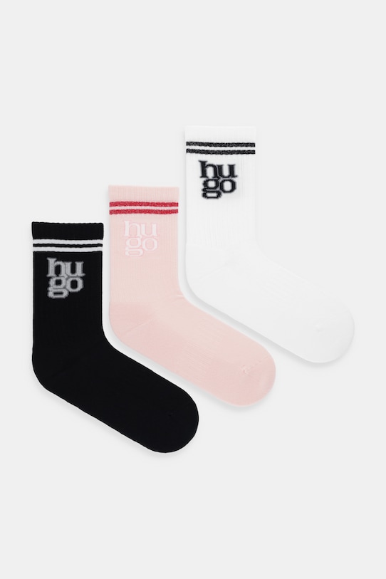 

3p qs sportylog cc w носки, комплект из 3 штук HUGO, черный