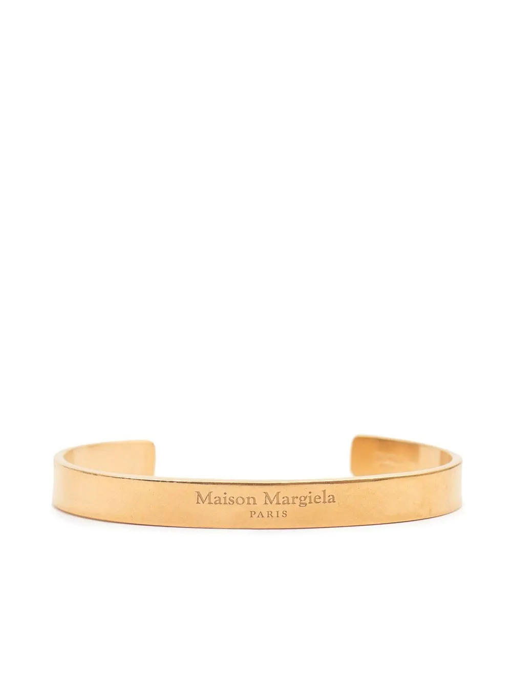 

Браслет-кафф с логотипом MAISON MARGIELA, золотой