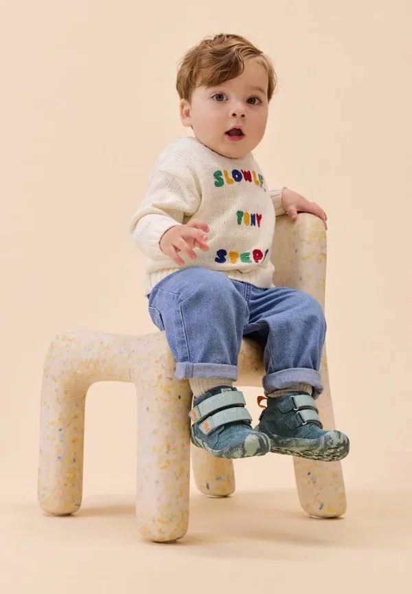Обувь Talky first shoes Affenzahn, цвет темно-синий — фото 2