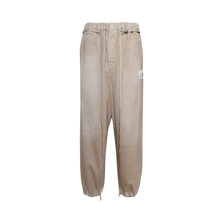 

Брюки Maison Mihara Yasuhiro Wide Trousers 'Beige', загар