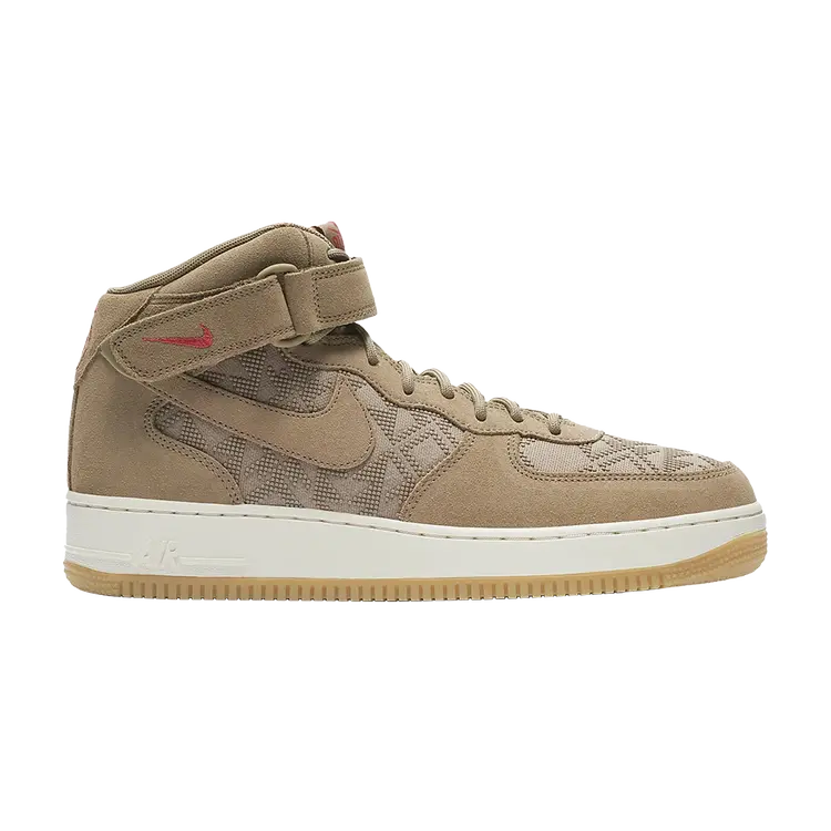 

Кроссовки Nike Air Force 1 Mid 07 Premium 'N7', коричневый, Коричневый;белый, Кроссовки Nike Air Force 1 Mid 07 Premium 'N7', коричневый