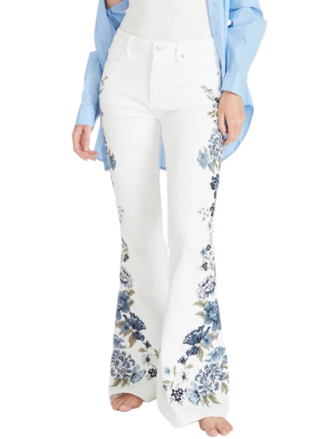 

Джинсы Farrah Flare в цвете White Bluebell Fleur DRIFTWOOD
